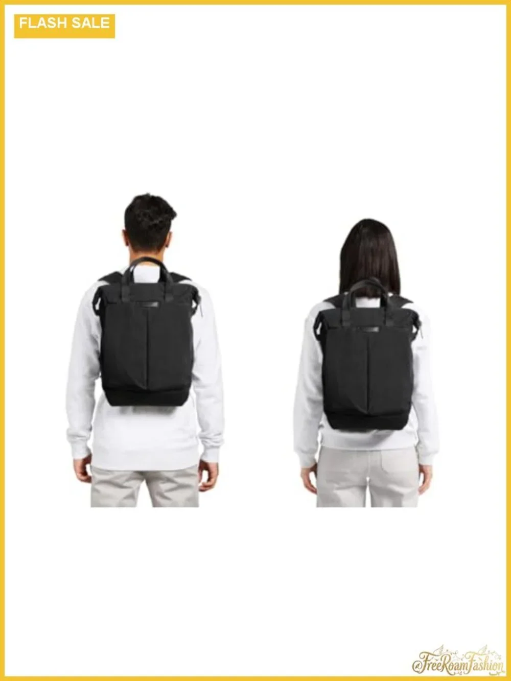 Convertible Backpack Tote Bag, Water-Resistant Nylon, 20L, Laptop Sleeve